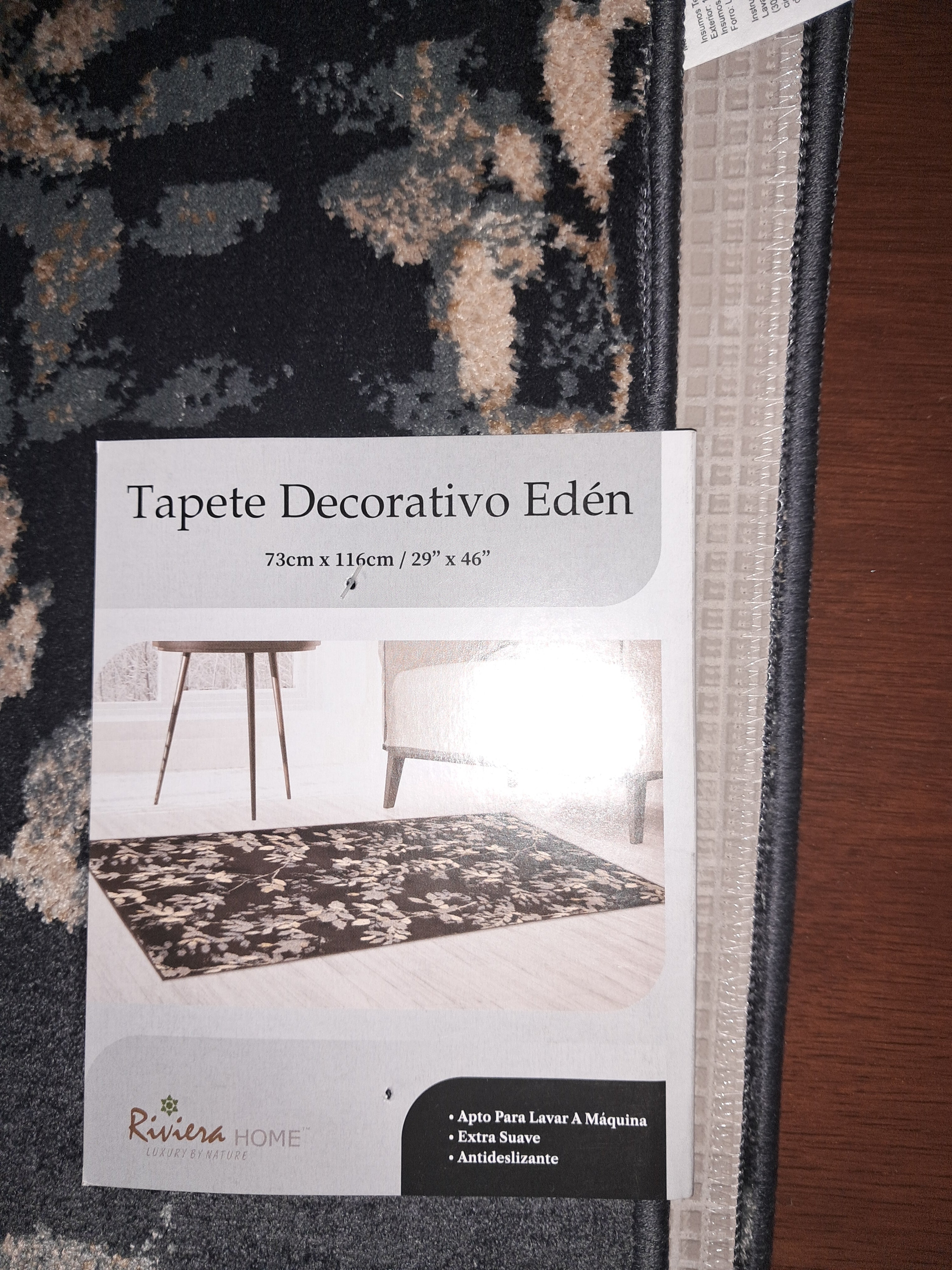 Off the Loom - Tapete Floral - 73x116 cm - Tonos Oscuros
