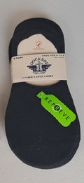 Pack 6 pares protectores Dockers no-show invisibles. Tecnología agarre silicona talón. Materiales reciclados sustentables Repreve. Talla 6-12.5. Minicostos RM.
