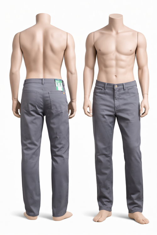 Pantalón United Colors of Benetton gris casual talla 40x32. Corte favorecedor, tela cómoda. Diseño elegante y versátil. Perfecto para cualquier ocasión. Minicostos RM.
