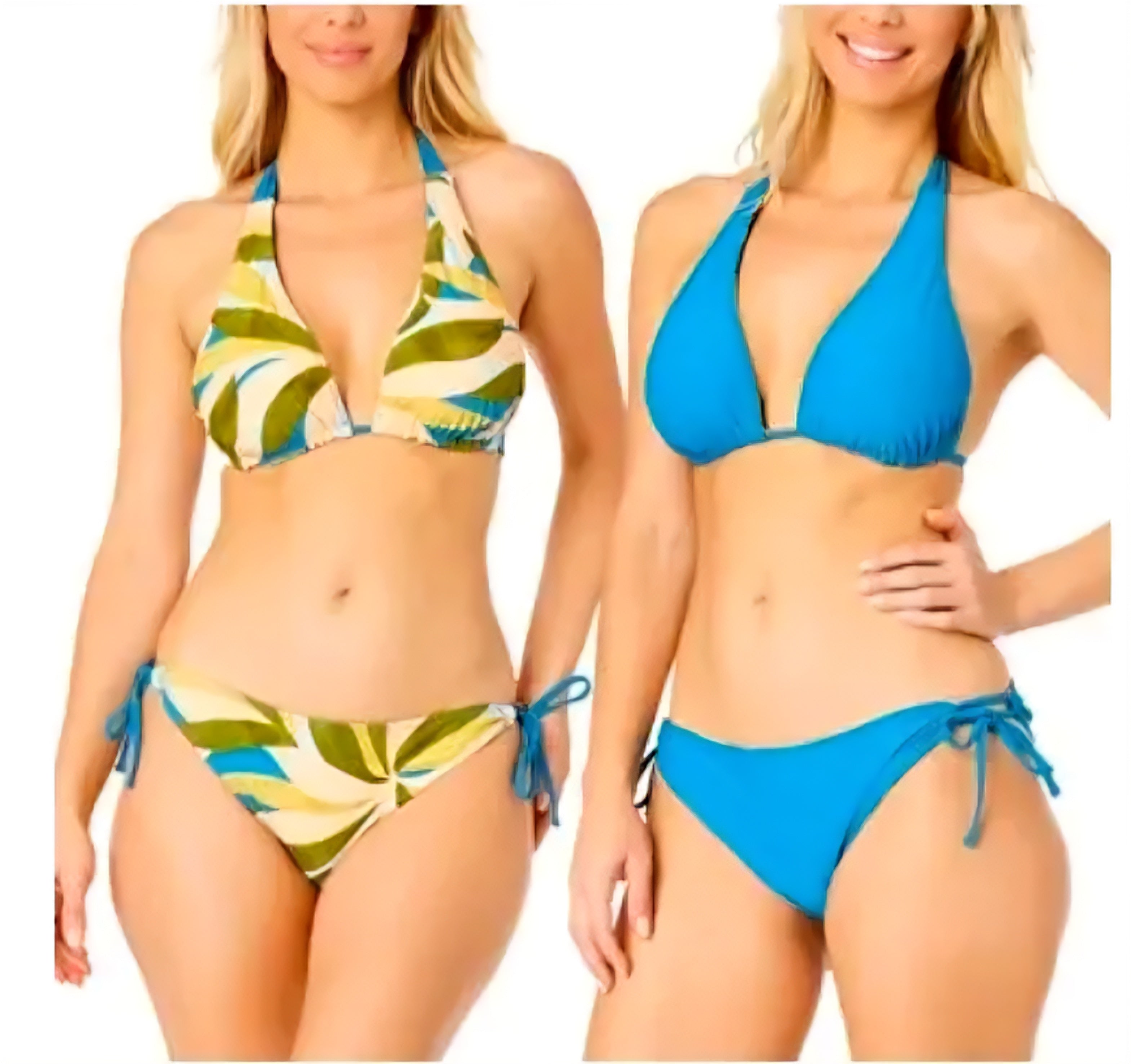 Hurley - Bikini - Reversible - Estampado Botánico - Tallas M y G