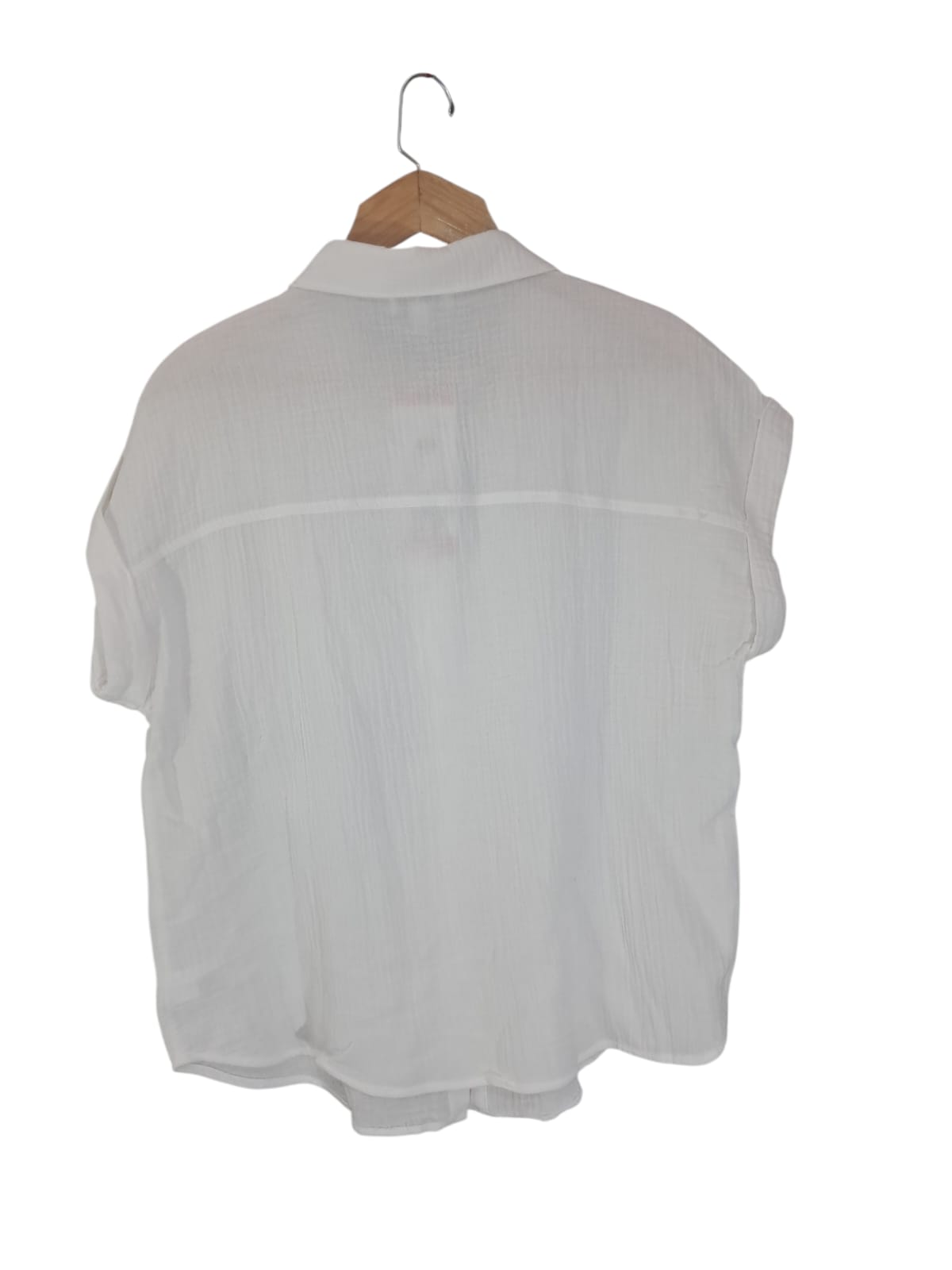 Camisa Blanca Jessica Simpson Original | Diseño Texturizado | Talla M | Nueva