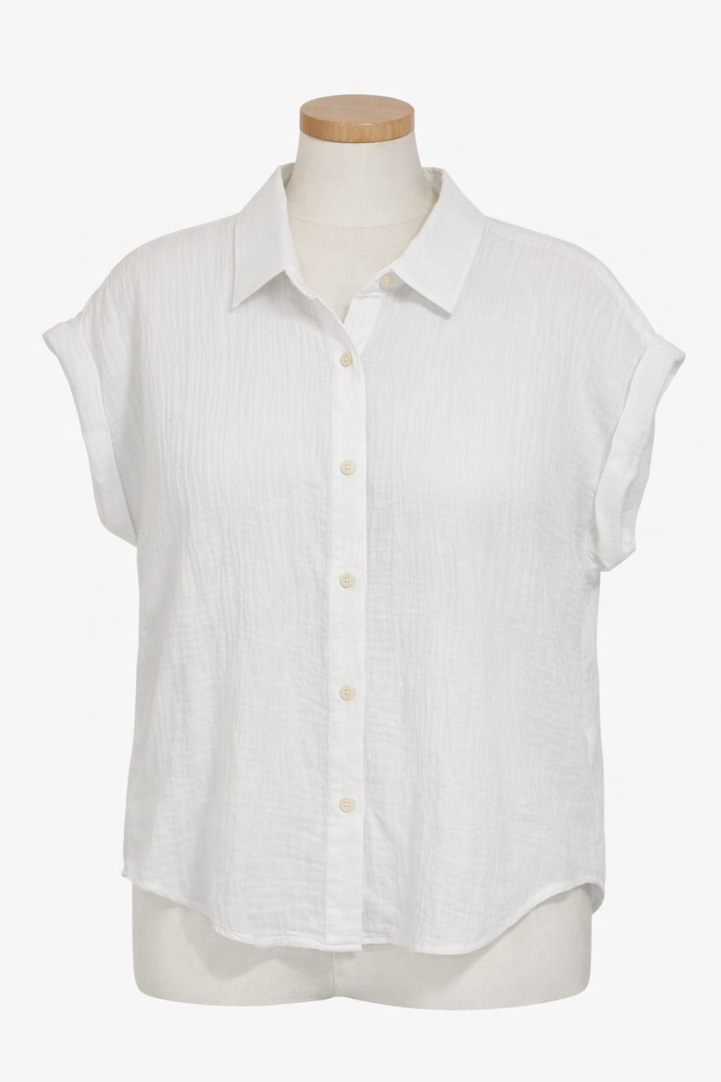 Camisa Blanca Jessica Simpson Original | Diseño Texturizado | Talla M | Nueva