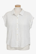 Camisa Blanca Jessica Simpson Original | Diseño Texturizado | Talla M | Nueva