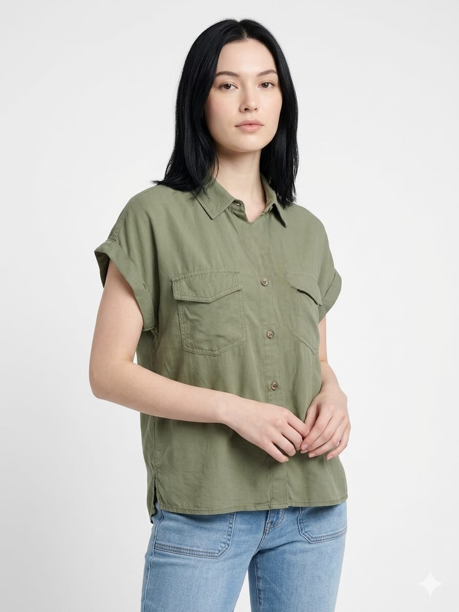 Blusa Casual Sanctuary Original | Estilo Sophisticated | Talla M | Calidad Boutique