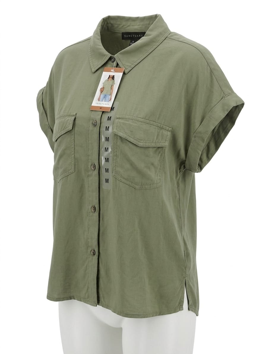Blusa Casual Sanctuary Original | Estilo Sophisticated | Talla M | Calidad Boutique