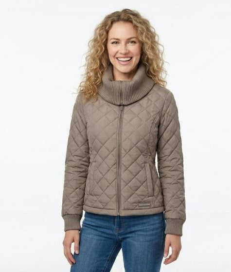 Chamarra Casual Weatherproof Original | Color Taupe Satinado | Térmica Ligera