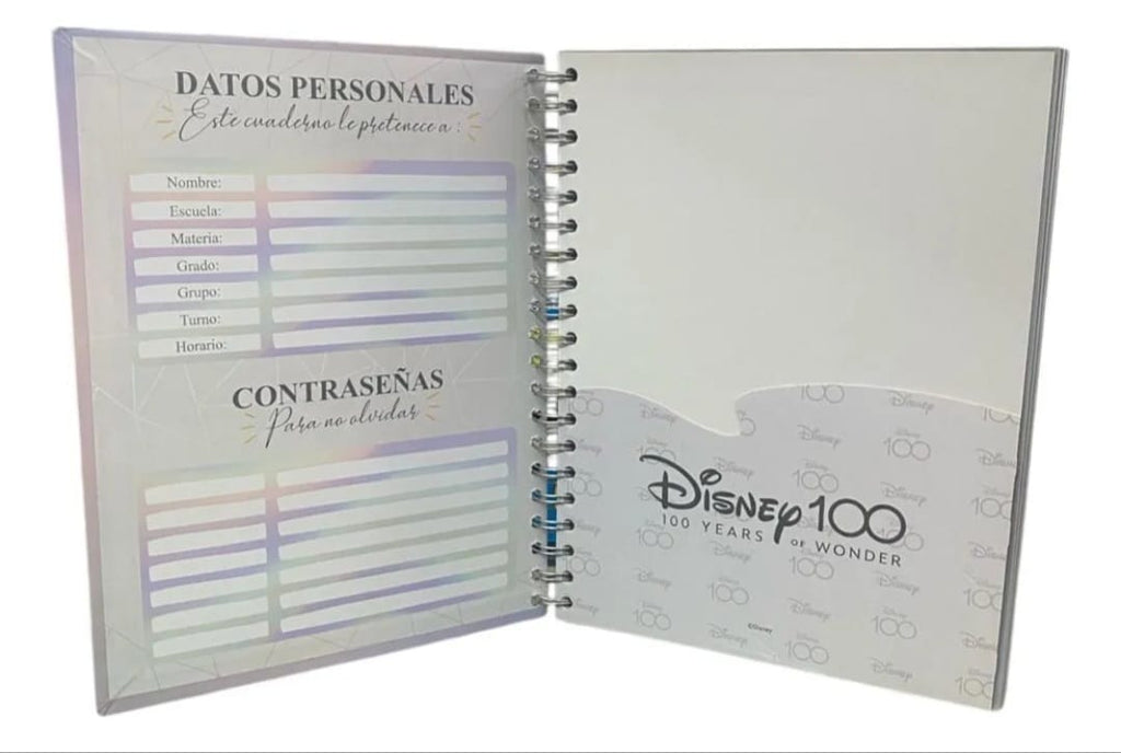 Duo Pack Libretas U-Pack Aniversario Disney a rayas | 200 Hojas | Pasta Dura