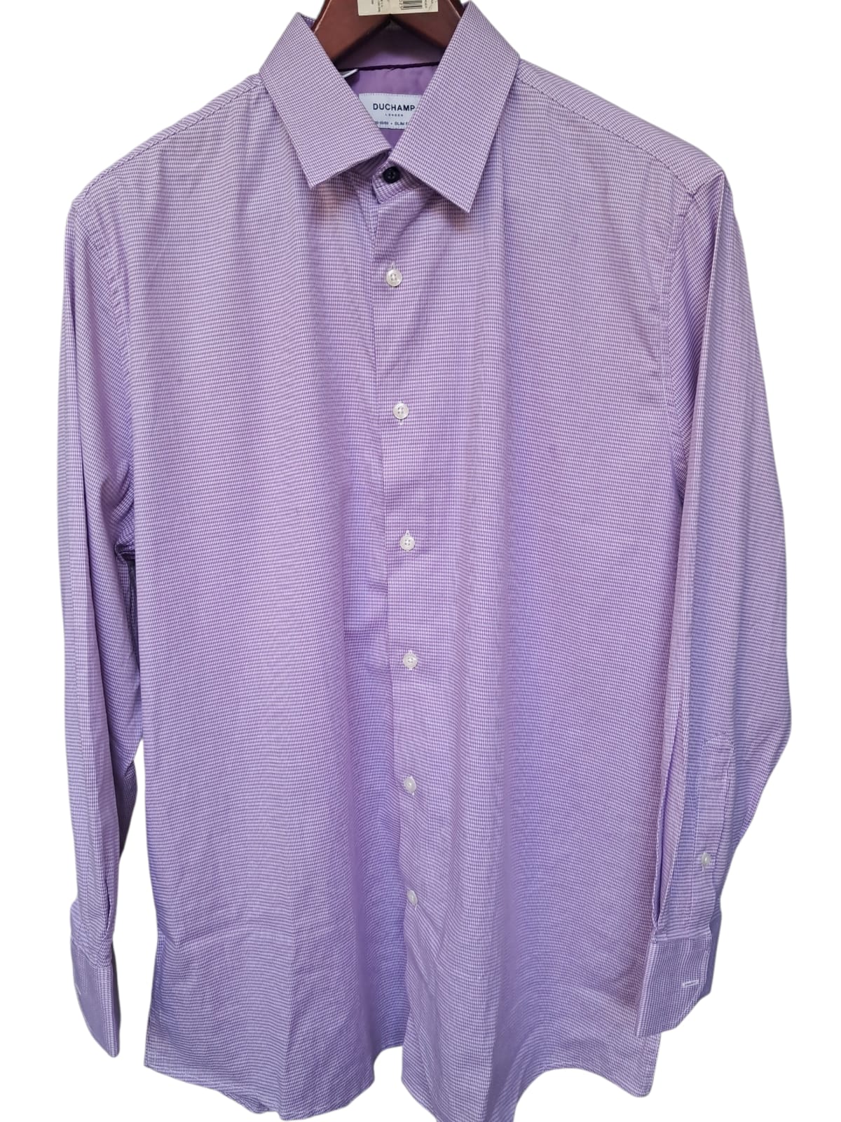 Duchamp - Camisa de Vestir - Talla EG - Algodón Stretch - Micro-Dot