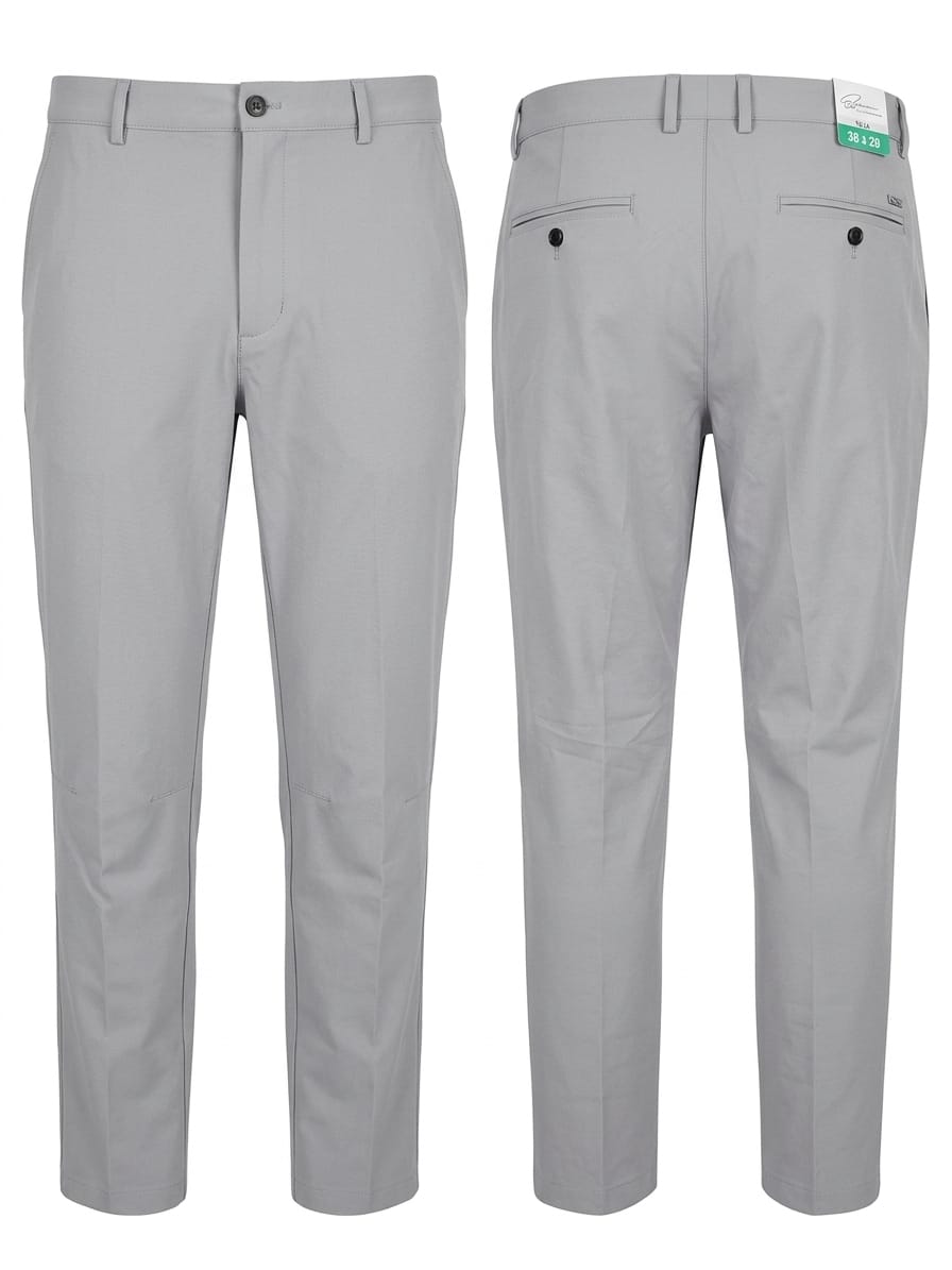 Pantalón Greg Norman Performance talla 38x29 en gris. Tela suave con tecnología antiahumedad. Corte ideal, perfecto para golf u oficina. Nuevo. Minicostos RM.