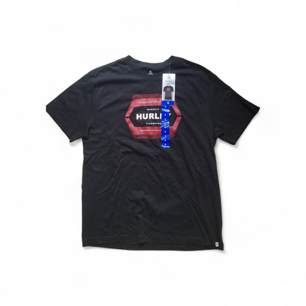Playera Hurley original con estampado. Disponible en verde paja y negro, tallas CH y G (S y L). Ropa urbana y surf style. Nueva. Minicostos RM.