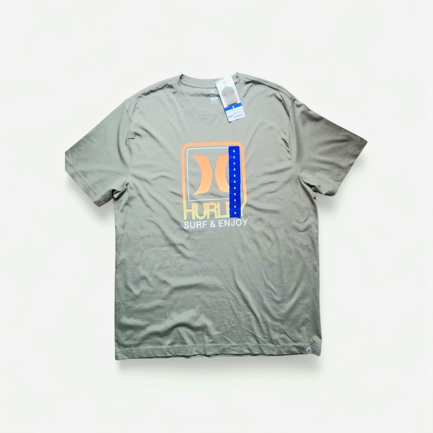 Hurley - Playera Estampada - Verde/Negra - Surf Style - Tallas CH/G