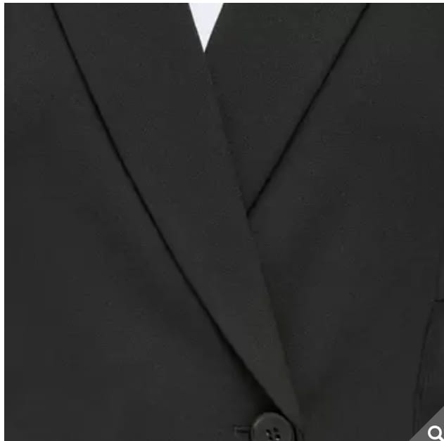 DKNY - Saco Blazer - Cintura Elástica Acanalada - Corte Moderno