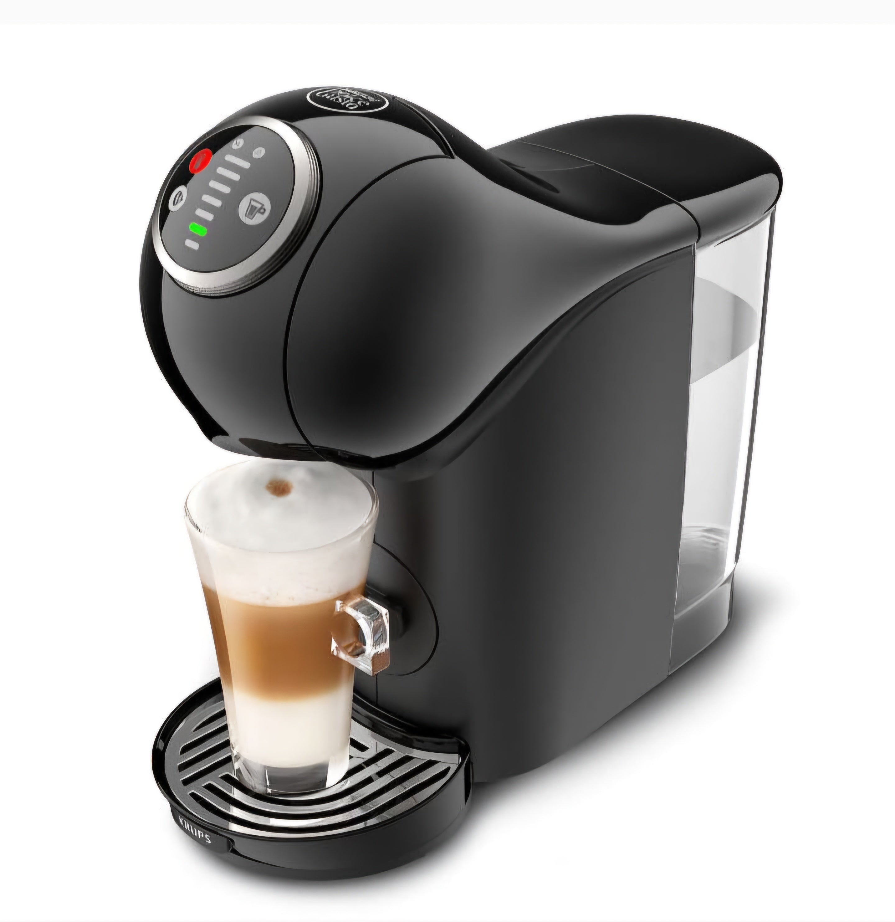 Cafetera Krups Nescafé Dolce Gusto Genio S Plus - Automática, Compacta y Multibebida (Negra)