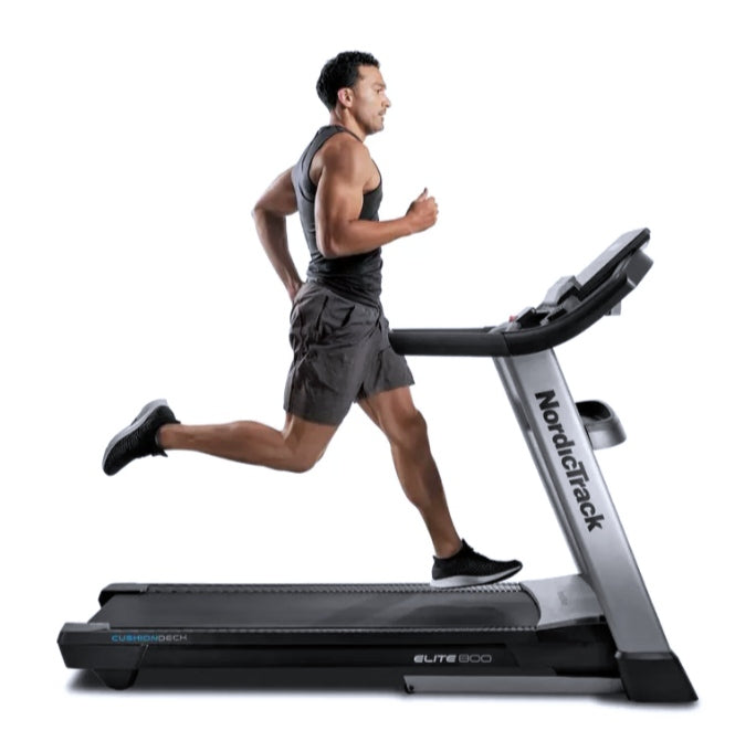 Caminadora Profesional NordicTrack Elite 800 | Pantalla Táctil HD, Inclinación 12% y Amortiguación FlexSelect