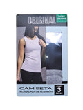 Set 3 tank tops Nicole Miller original. 96% algodón acanalado, 4% elastano. Talla EG, textura elegante. Base perfecta para cualquier outfit. Minicostos RM.