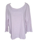 Blusa Jachs Girlfriend para Dama a Rayas - 55% Algodón Premium - Rosa y Blanco