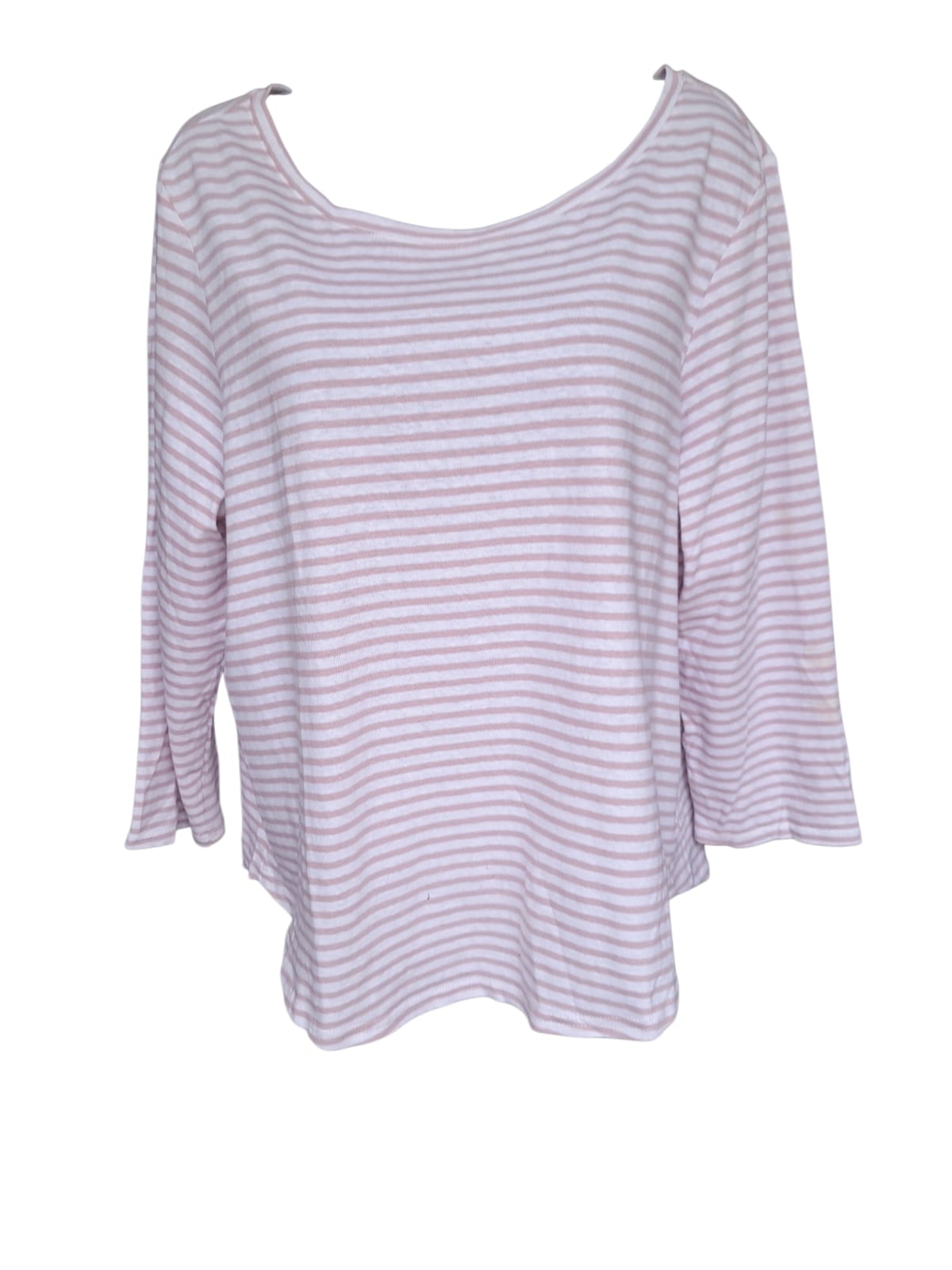 Blusa Jachs Girlfriend para Dama a Rayas - 55% Algodón Premium - Rosa y Blanco