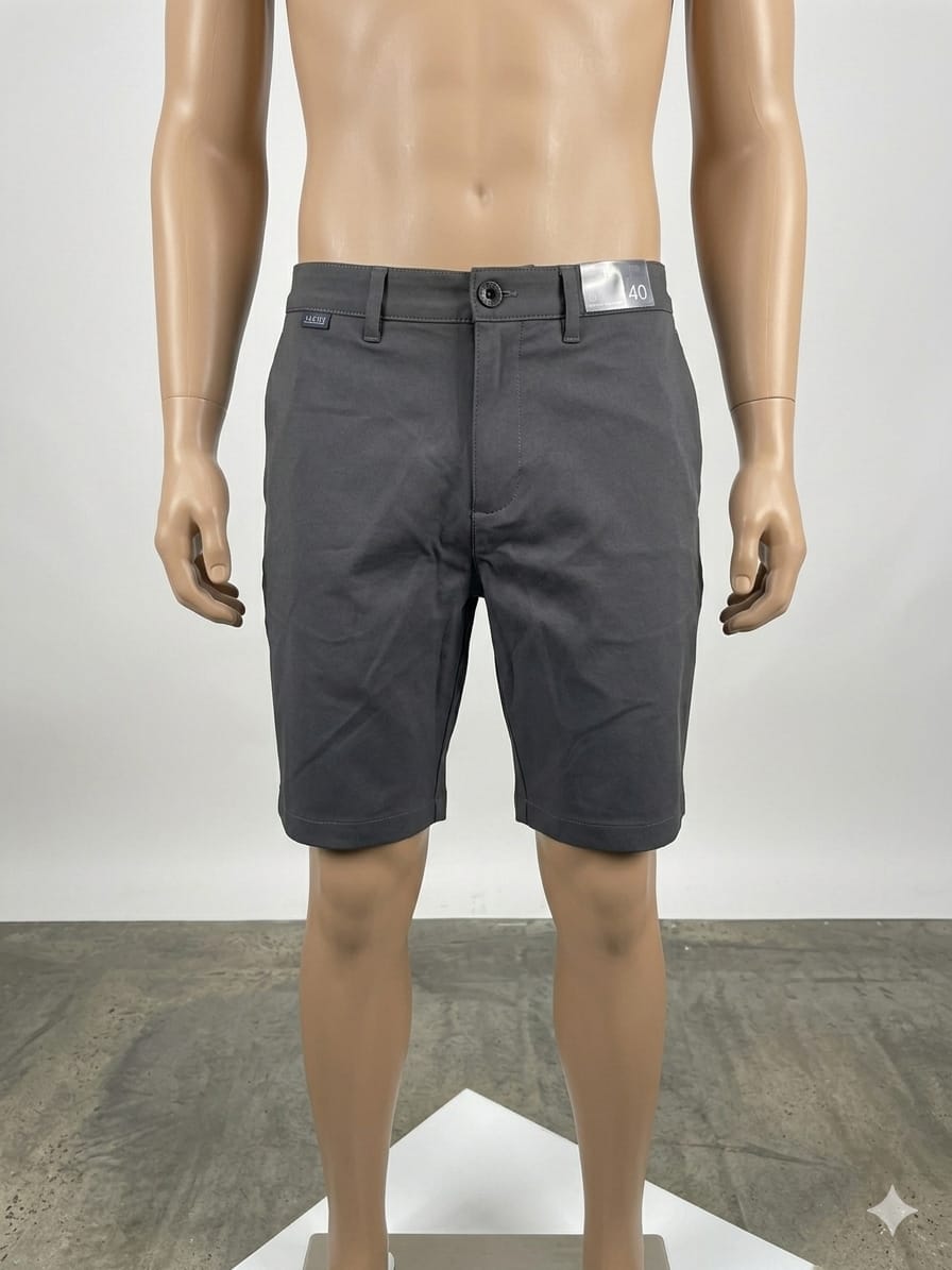 Jachs NY - Short - Azul Claro y Carbón - Talla 40