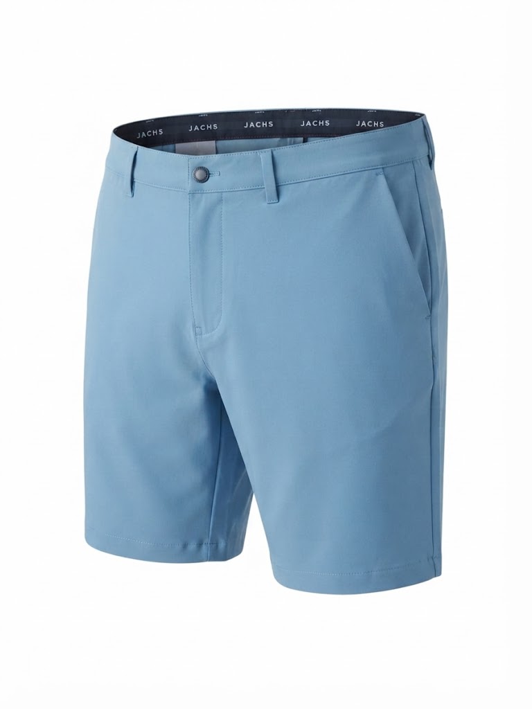 Jachs NY - Short - Azul Claro y Carbón - Talla 40