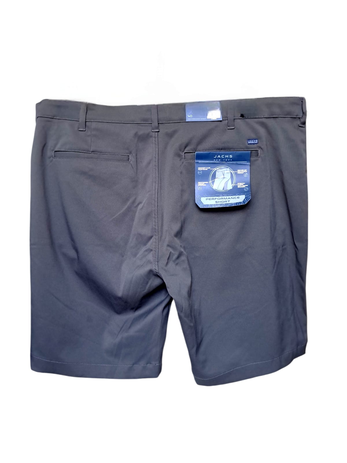 Jachs NY - Short - Azul Claro y Carbón - Talla 40