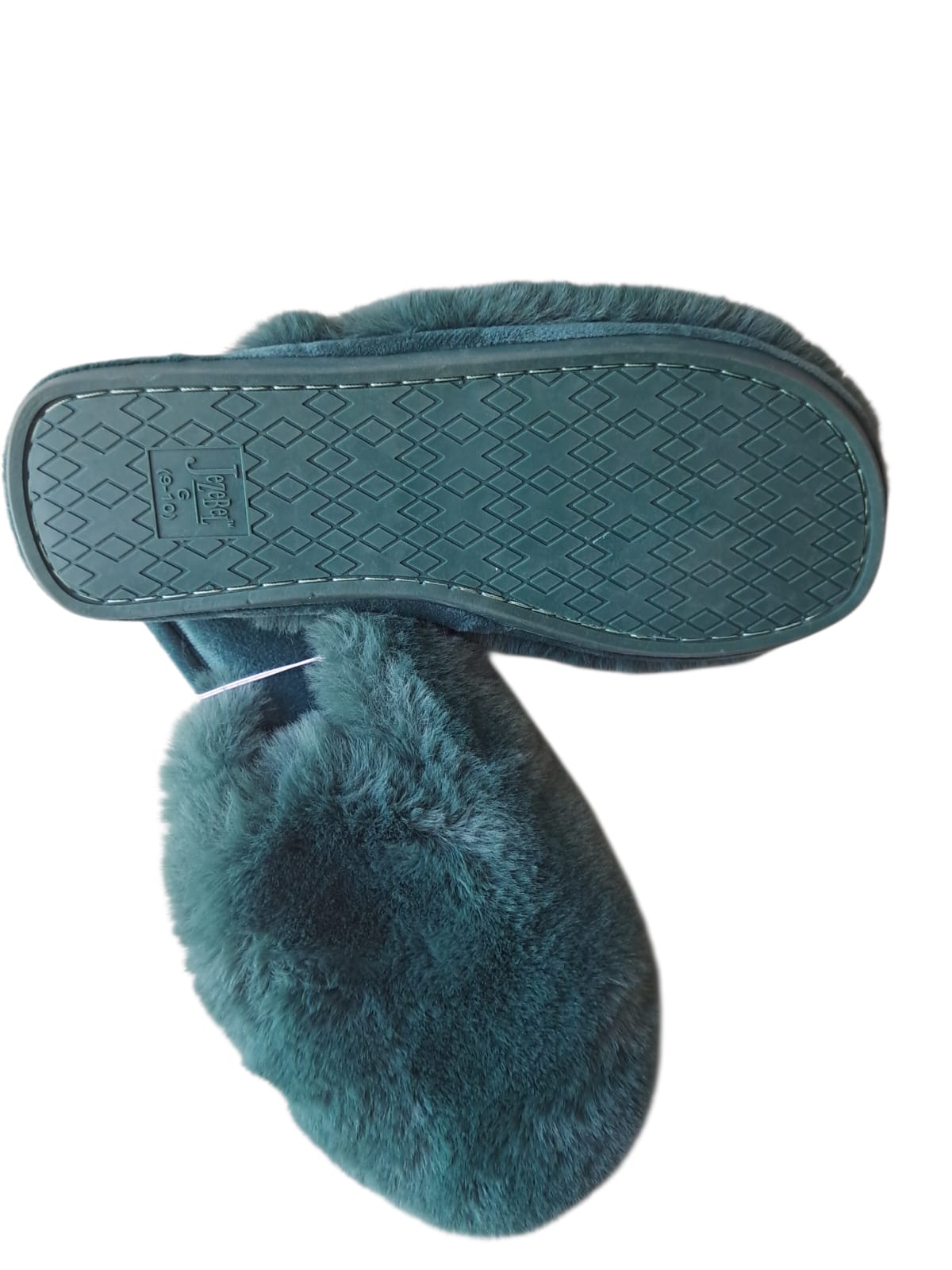 Pantuflas de Descanso Jezebel Premium | Verde Esmeralda | Talla Grande