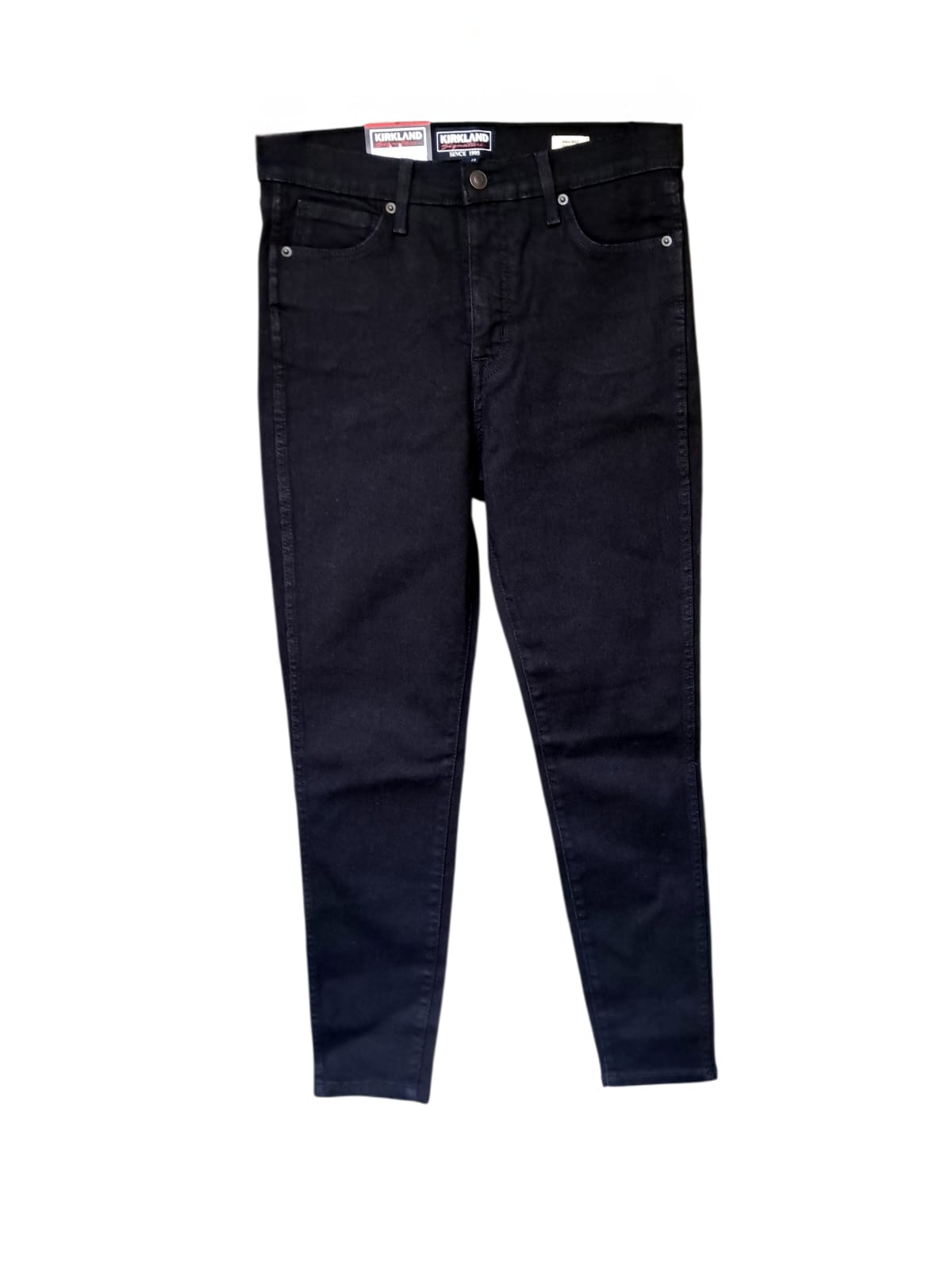 Kirkland Signature - Jeans Dama - Negro - Tela Elástica - Talla 8