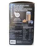 Especiero Giratorio Kamenstein | Acero Inoxidable | 20 Frascos con Especias Incluidas Especiero Giratorio Kamenstein | Acero Inoxidable | 20 Frascos con Especias Incluidas