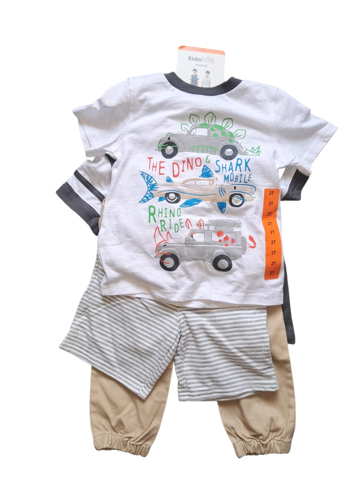 Set Kids Headquarters 4 Piezas para Niño | Talla 2T | Nuevo con Etiqueta