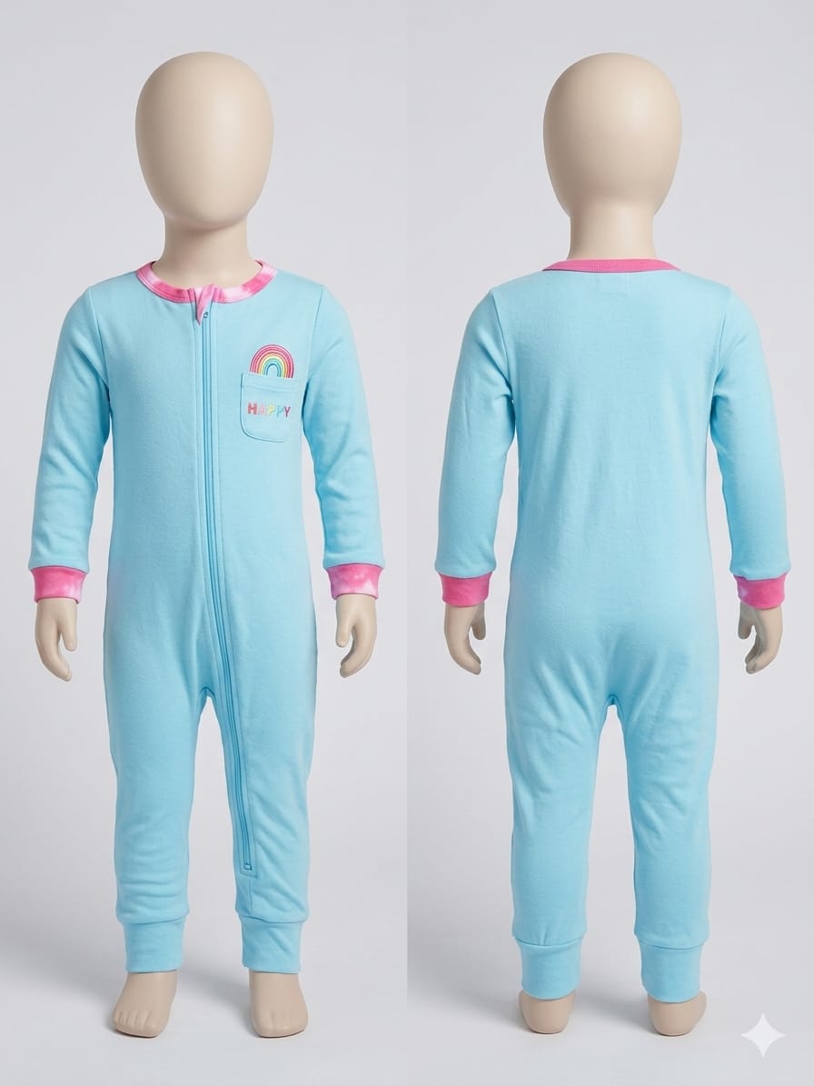 Koala Kids - Mameluco - Diseño Panda - Algodón - Talla 24 Meses