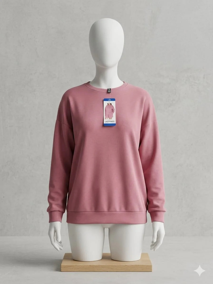 Sudadera Casual Lazy Pants Premium Mujer - Color Rosa - Nueva Original