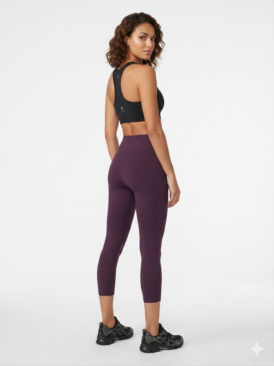 Legging Corto Mondetta para Dama | Reflectante | Color Violeta |Talla ECH | Nuevo
