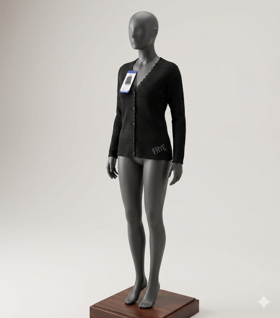 Frye - Suéter - 100% Algodón - Negro - Talla L