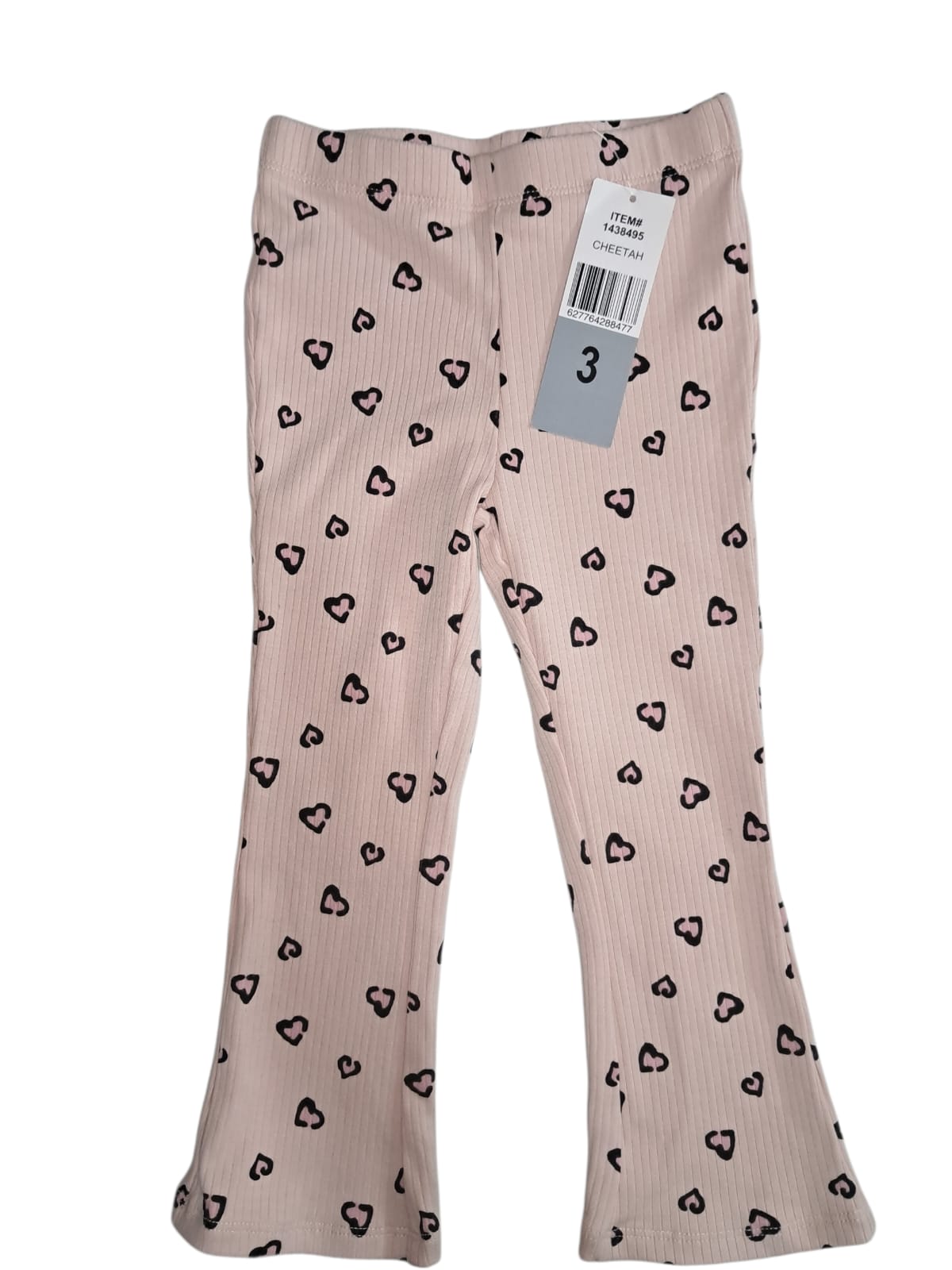 Pekkle - Mallas Niña - Set de 3 - Acanaladas - Estampado Corazones