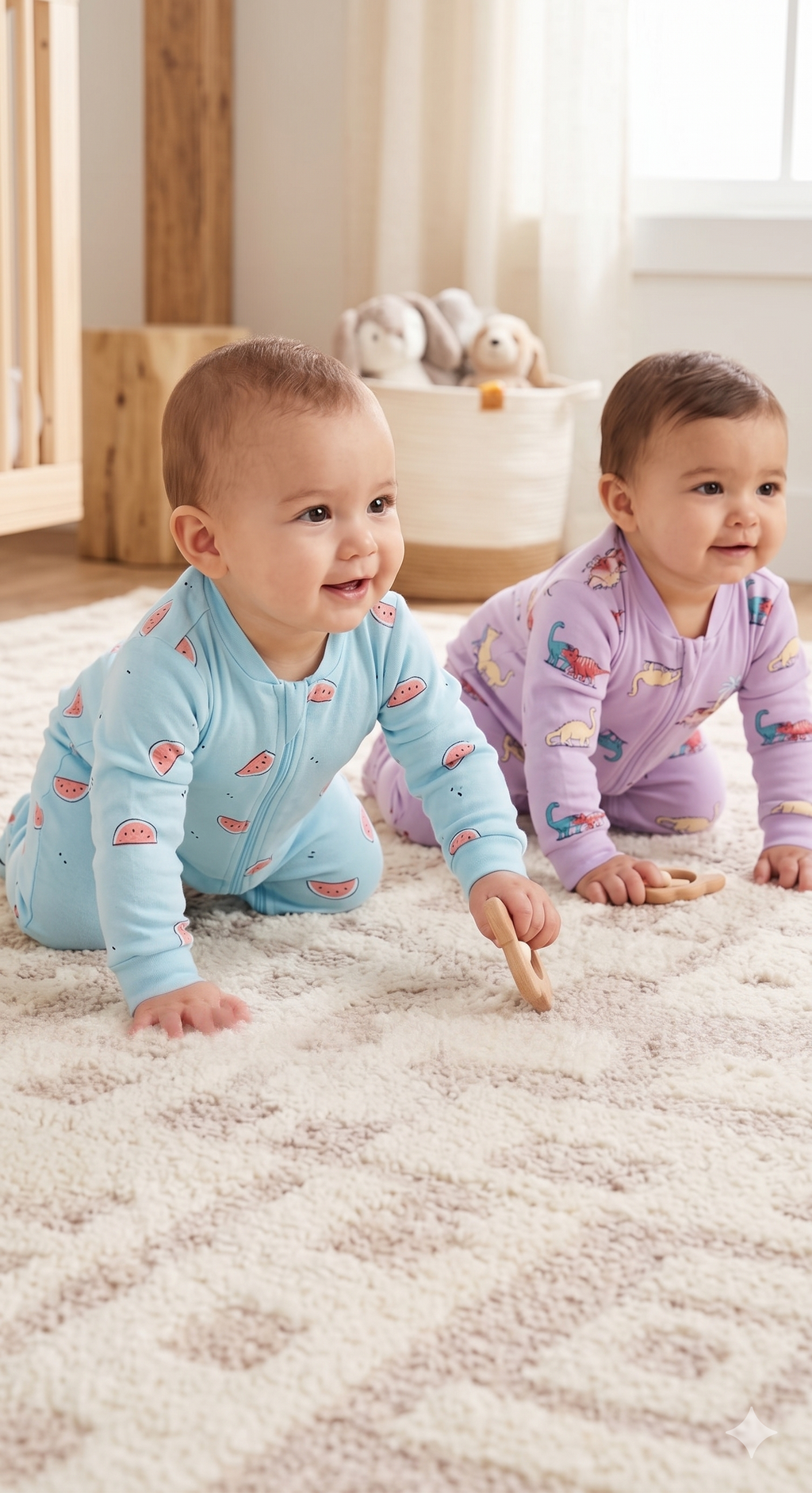 Pekkle - Mamelucos Bebé - Pack 2 - Algodón Orgánico - Tallas 3m/6m/12m