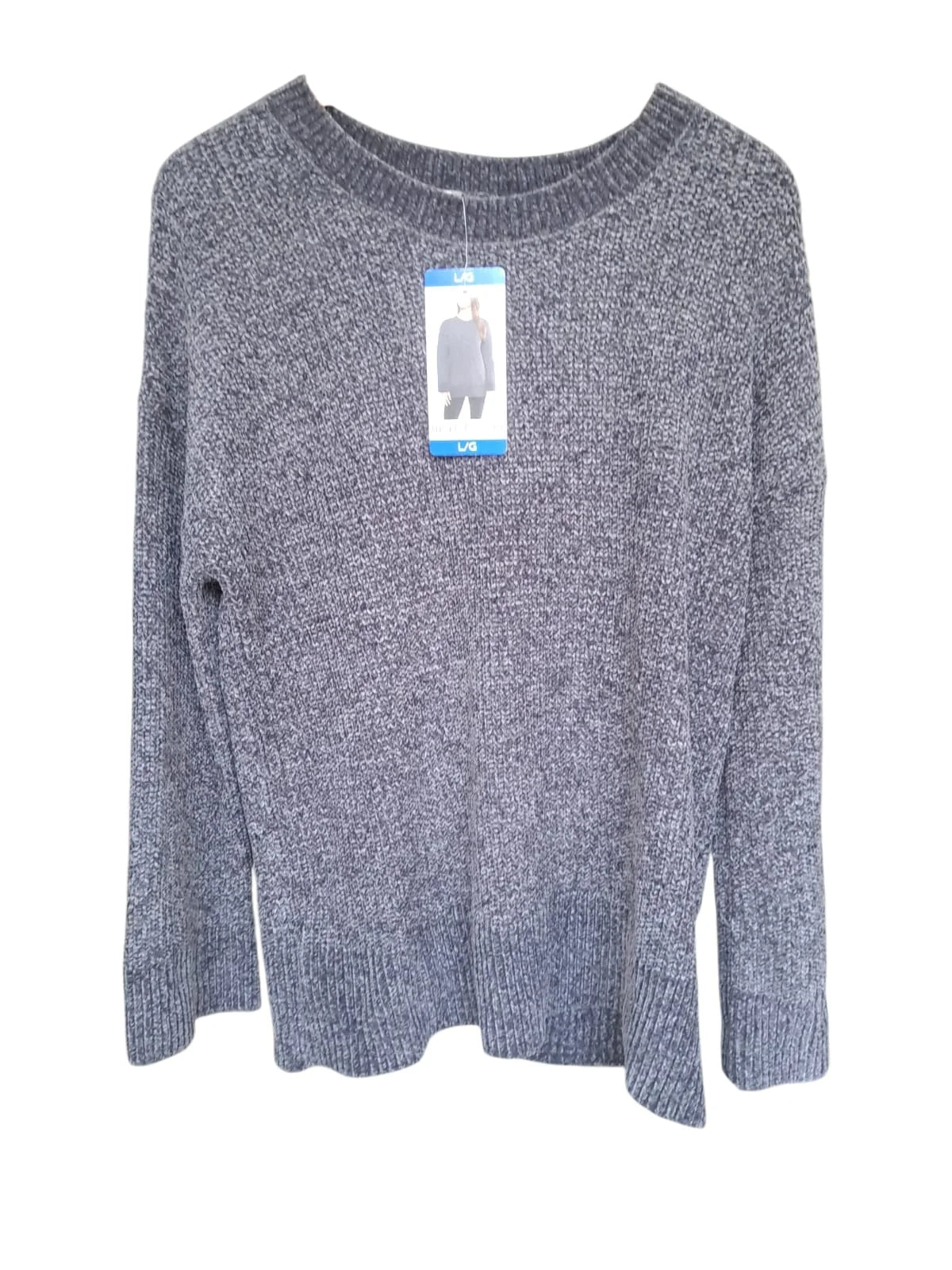 Suéter Casual Premium Matty M - Gris - Corte Holgado y Cómodo - Tallas L y XL-