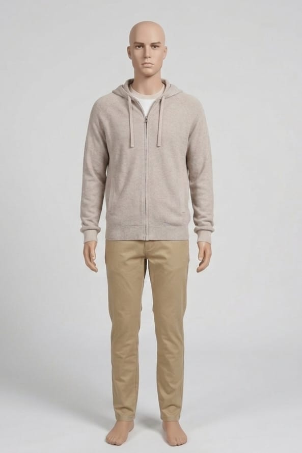 Chamarra Ligera Modern Ambition Camel | Estilo Minimalista | Talla S