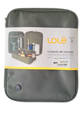 Neceser Lolë Original | Nuevo con Etiqueta | Organizador Versátil Verde Olivo Acolchado