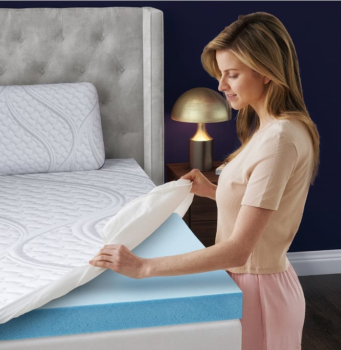 Topper Novaform Matrimonial con Funda Lavable | Espuma Confort Premium | Nuevo Sin Caja
