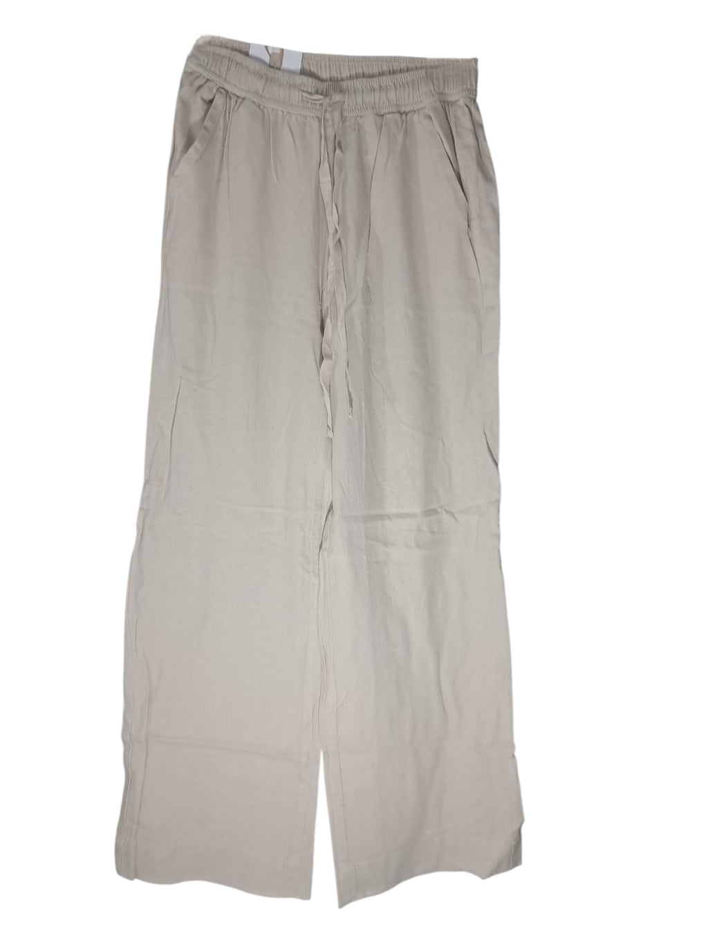 Pantalón Casual Briggs para Mujer | Lino / Rayon| Azul, Beige y Rayado