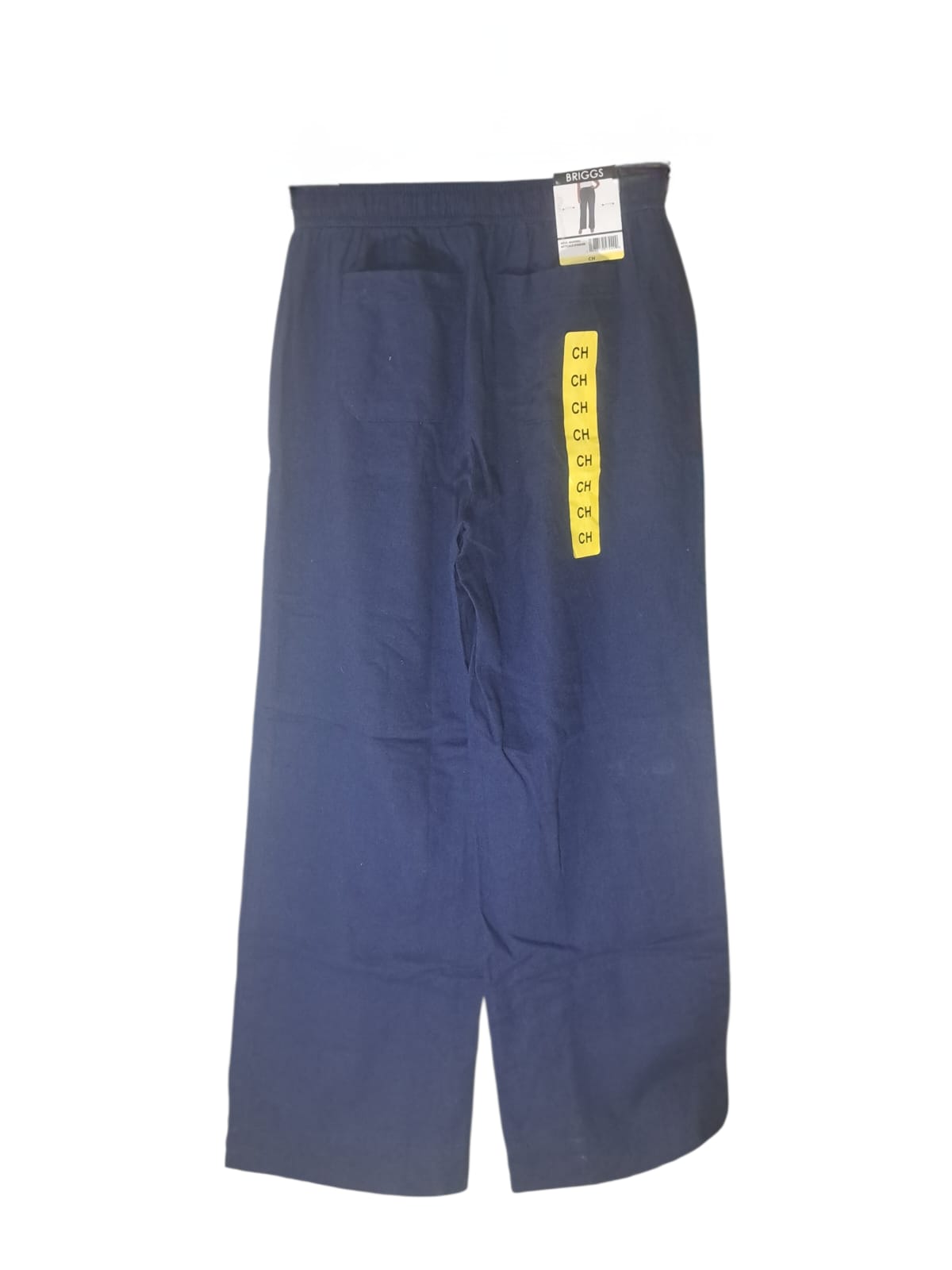 Pantalón Casual Briggs para Mujer | Lino / Rayon| Azul, Beige y Rayado