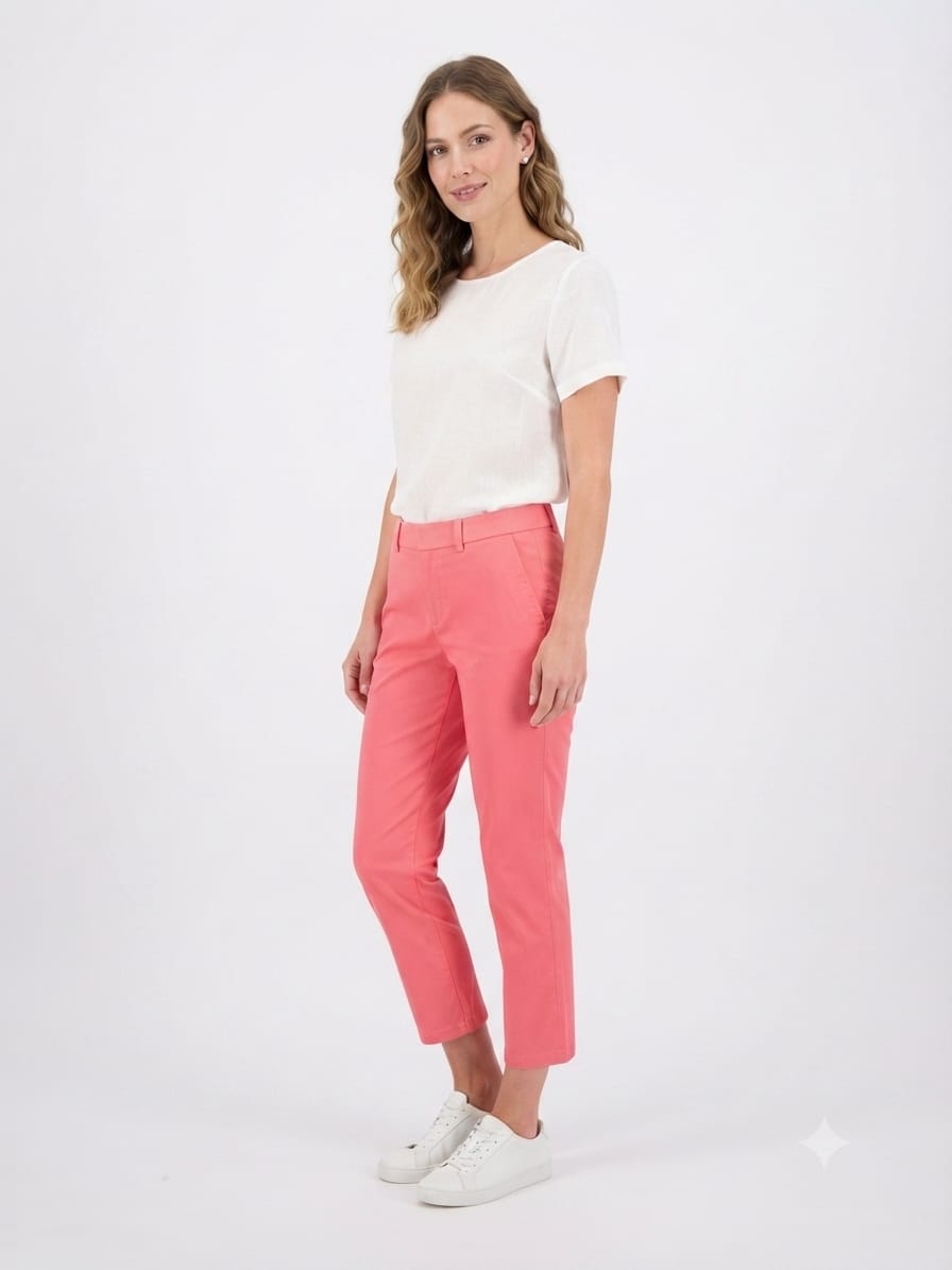 Pantalón Capri Pantalón Capri Mario Serrani Dama | Colores Coral y Amarillo | NuevoMario Serrani Dama | Colores Coral y Amarillo | Nuevo