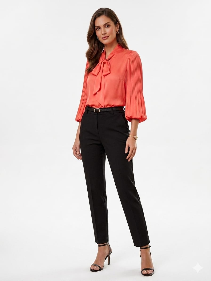 Pantalón de Vestir Mario Serrani para Dama | Color Negro | Talla S | Nuevo