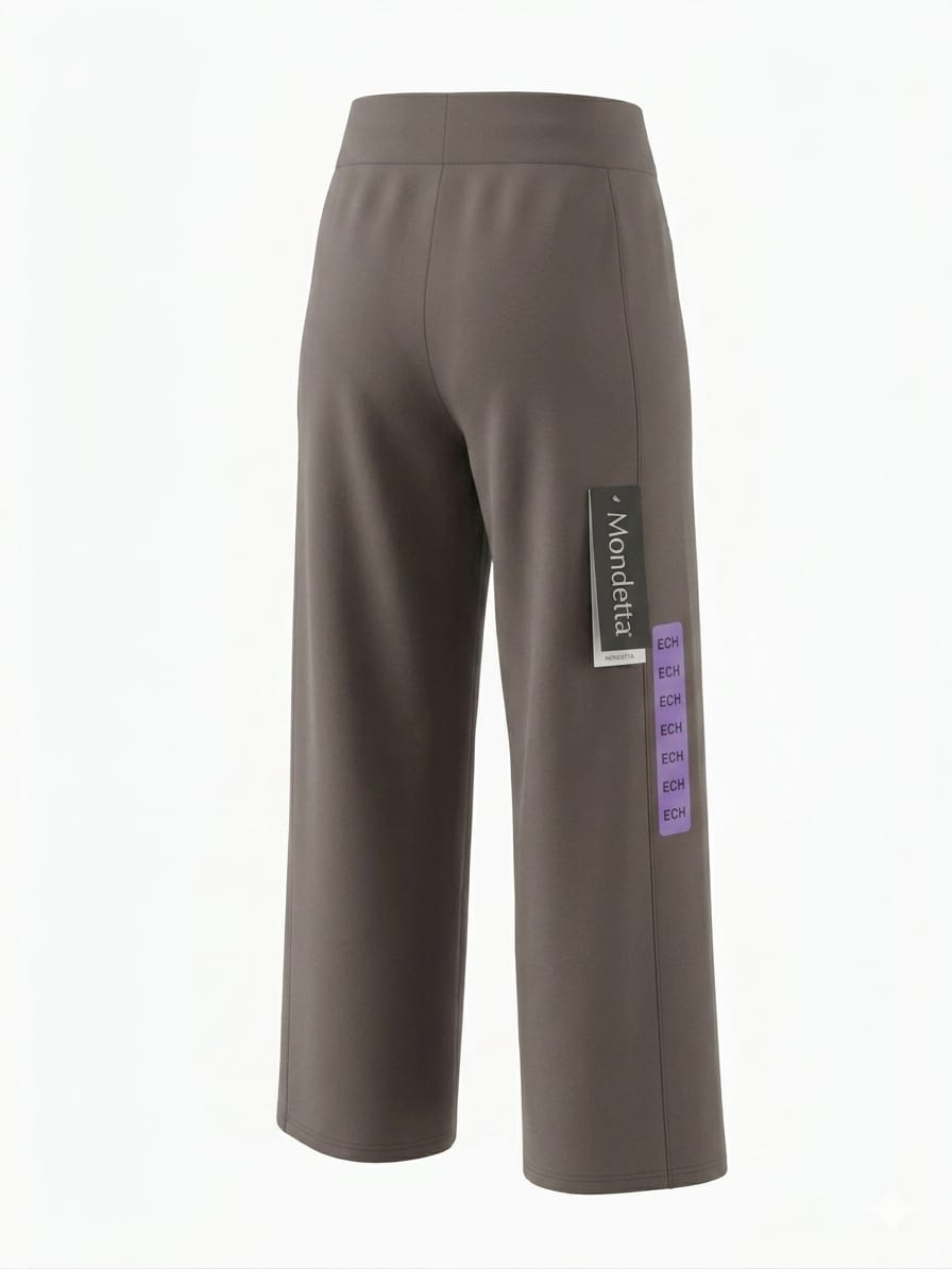 Pantalón Adidas Original para Dama | Pierna Ancha | Color Café | Talla CH