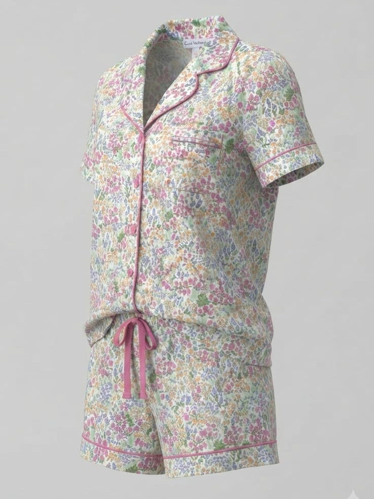 Set Pijama Carole Hochman para Dama 2 Piezas | Floral | Nueva | Talla M