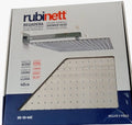 Regadera cuadrada jumbo Rubinett XK-10-40C. 40x40 cm, acero inoxidable cromo espejo. Boquillas silicona antisarro, ducha tipo lluvia. Minicostos RM.
