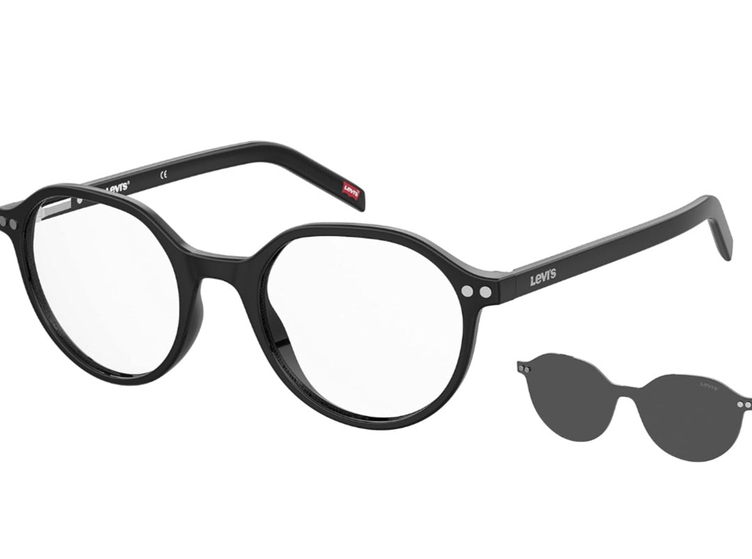 Armazón Levi’s® LV 1024/CS: Versatilidad 2-en-1 con Clip-On Solar y Diseño Pantos Clásico