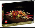 LEGO Icons 10314 centro de flores secas. Set construcción avanzada para adultos. Diseño dividido para construir entre dos. Colgable o combinable. Minicostos RM.