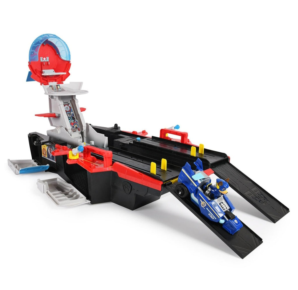 Paw Patrol - Aircraft Carrier HQ - 60 cm - Luces y Sonidos - Transformable