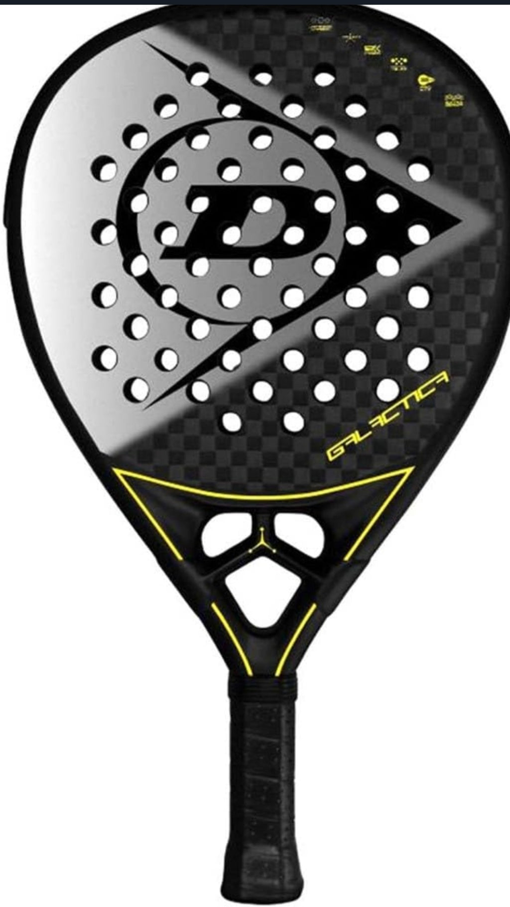 Dunlop - Raqueta Pádel - Galáctica - Carbono 12K - Incluye 3 Pelotas