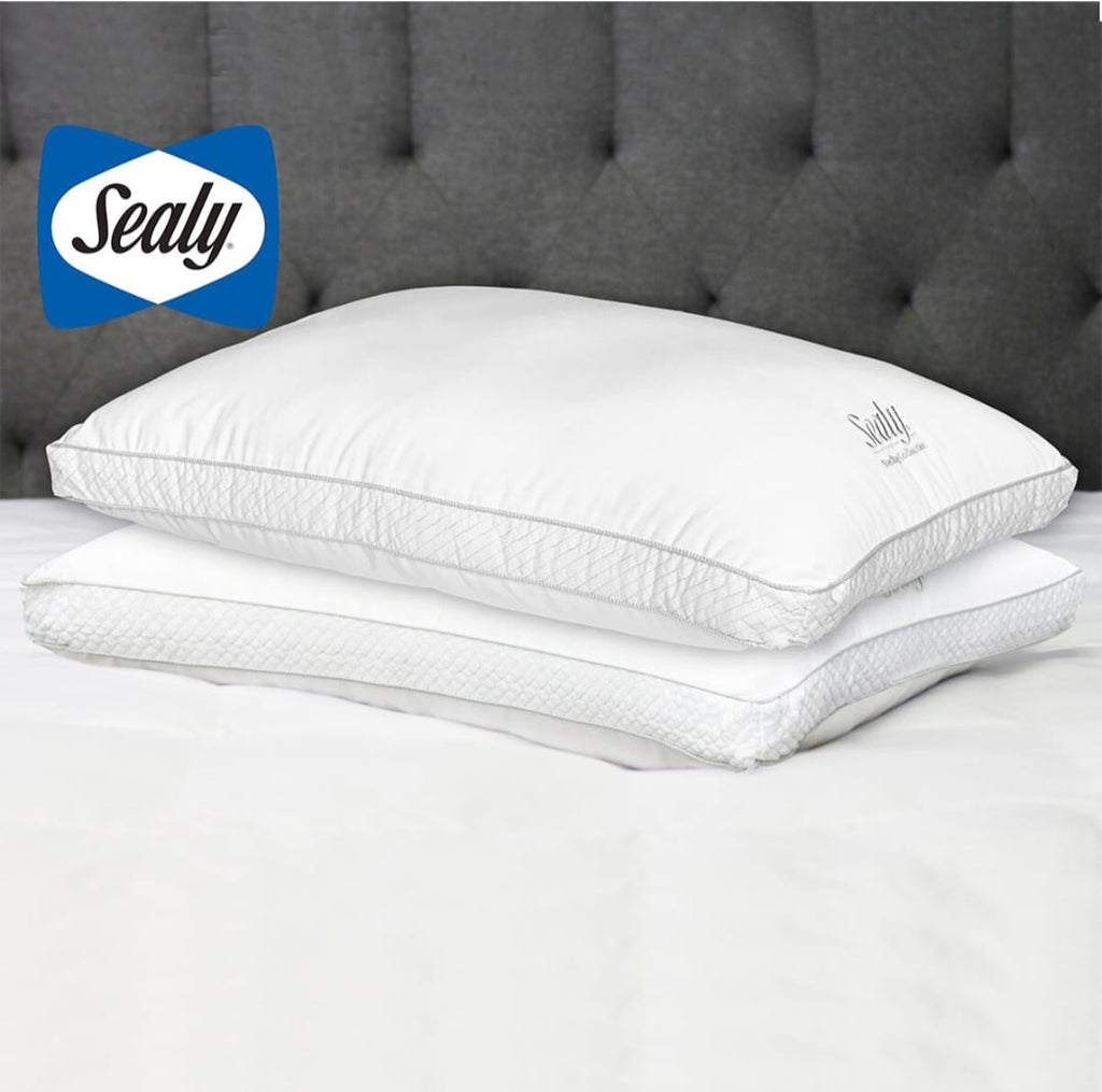 Set 2 Almohadas Sealy King | Máxima Suavidad | Lavables